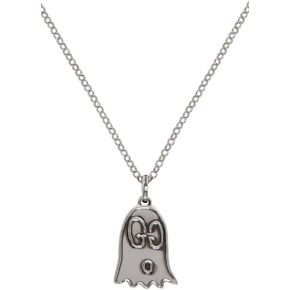 Gucci ghost long chain necklace CHAIN FOR FREE
